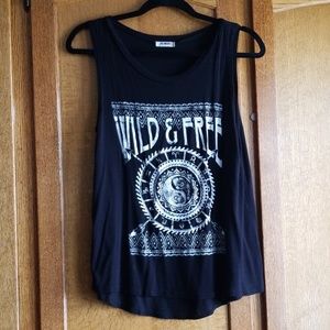 Wild&Free Black Tank Top